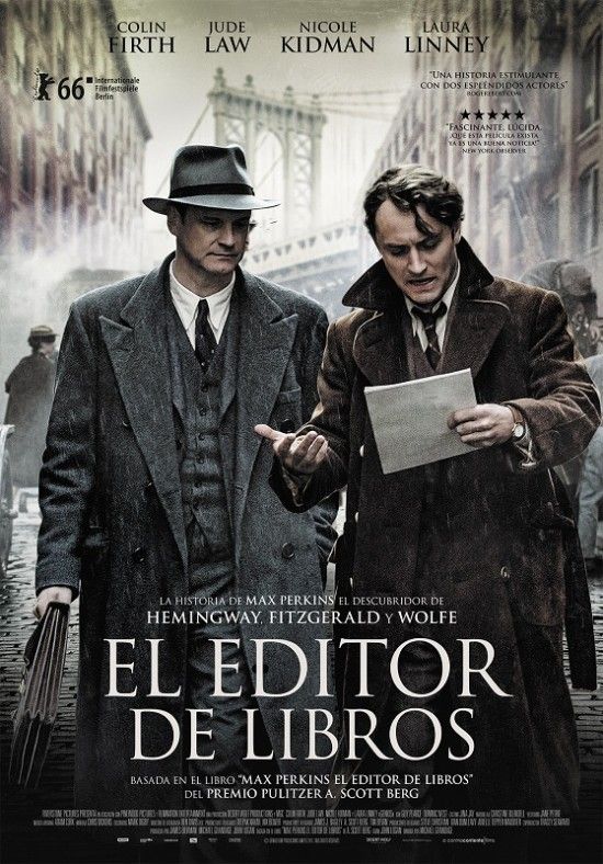 Cartel de "El editor de libros"