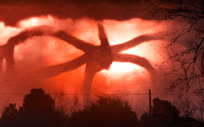 Imagen del Azotamentes al final de la temporada 2 de Stranger Things